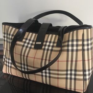 Large Burberry Tote Bag